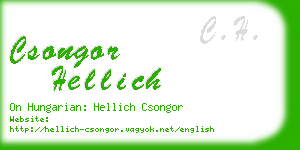 csongor hellich business card